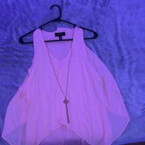 Tank top pink blouse